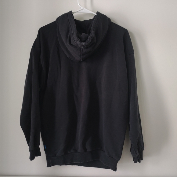 Adidas black oversized hooded sweater with large front logo - S - Picture 9 of 12